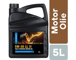 Lindemann Motorolie 5W30 Longlife - 5L - Brandstofbesparing - ACEA C3 - API SN - voor Benzine- en Dieselmotoren