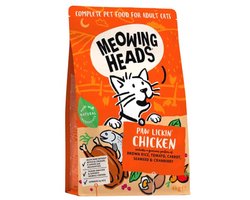 Droog kattenvoer met 100% natuurlijke kip en vis - Gezonde spijsvertering - 4 kg