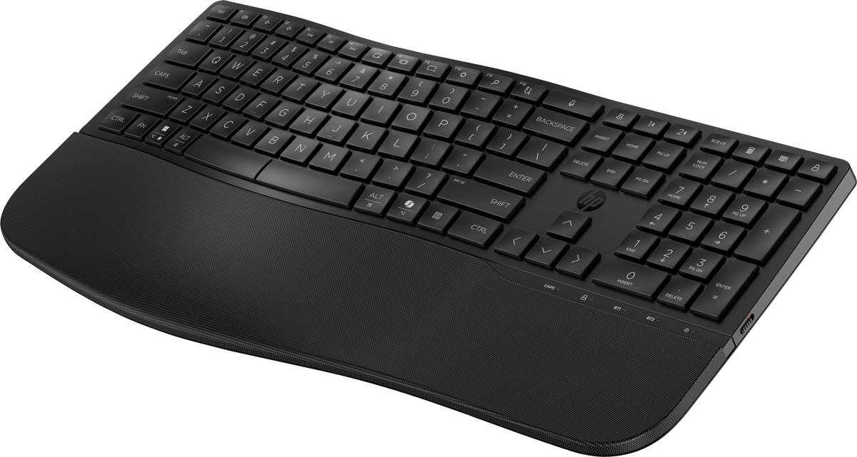 HP 680 Comfort - Draadloos Toetsenbord - Microsoft Copilot Ai toets - Qwerty - Zwart thumbnail 6