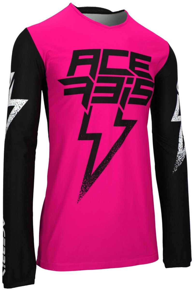 Acerbis X-Flex Blizzard Zwart Roze Cross Jersey - Shirts