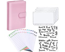 Budget Planner met Geldmapjes Pink – Budgetplanners - Budgetplanner Kasboek – Huishoudboekje – Budget Binder – Budgetplanner Invulboekjes – Kasboekje in en uitgaven – Kasboek Huishoudboek – Uitgaven Boekje - Roze