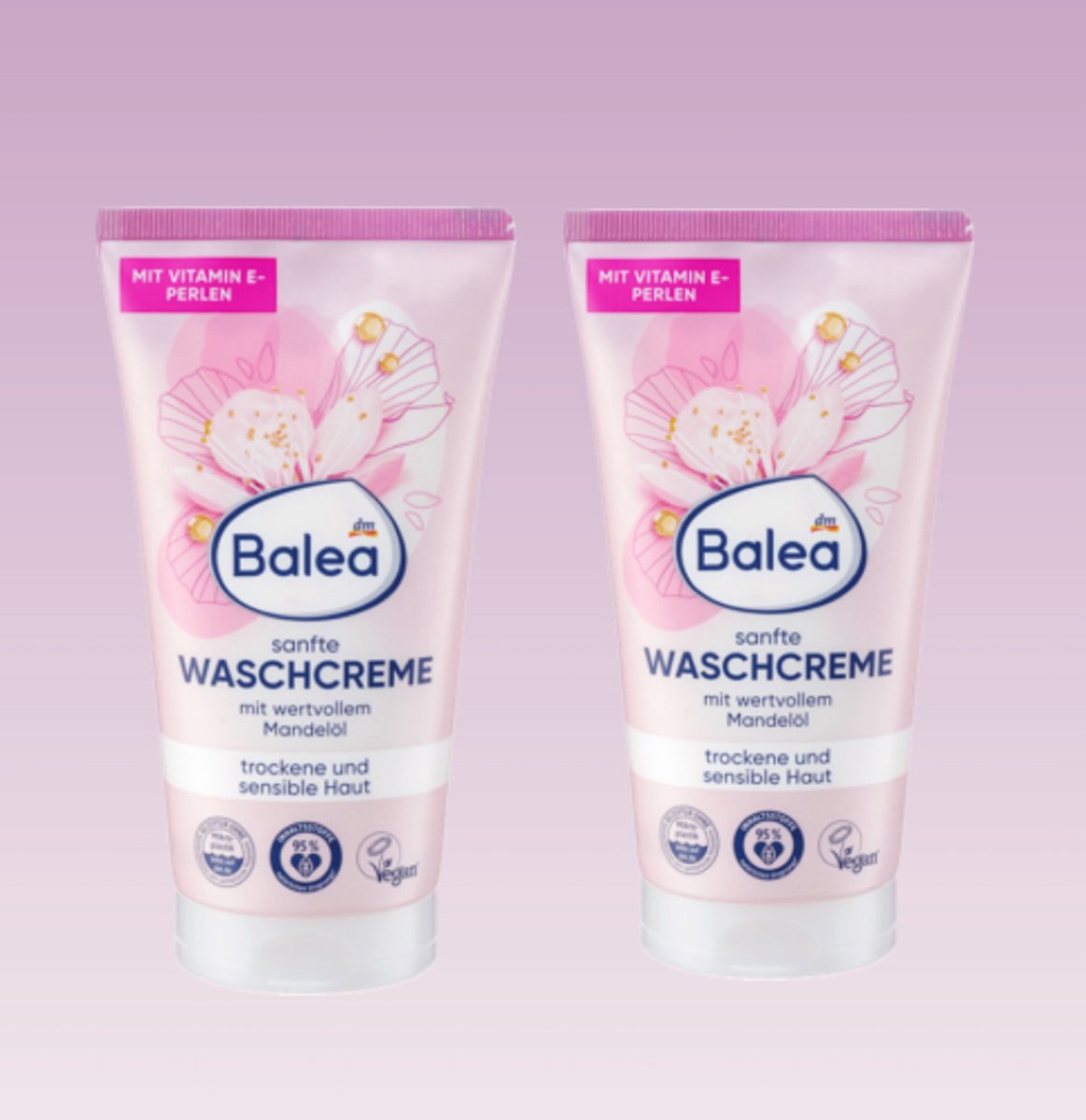 Balea waschcreme Zachte Reinigingscrème | 2x 150ml