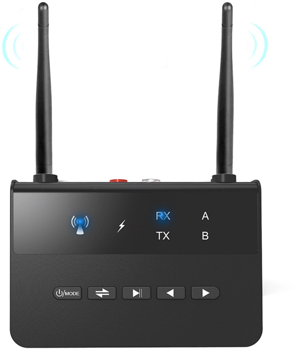 Auto-tv-accessoires, Bluetooth 5.4, 2-in-1 ontvanger en zender, zwart