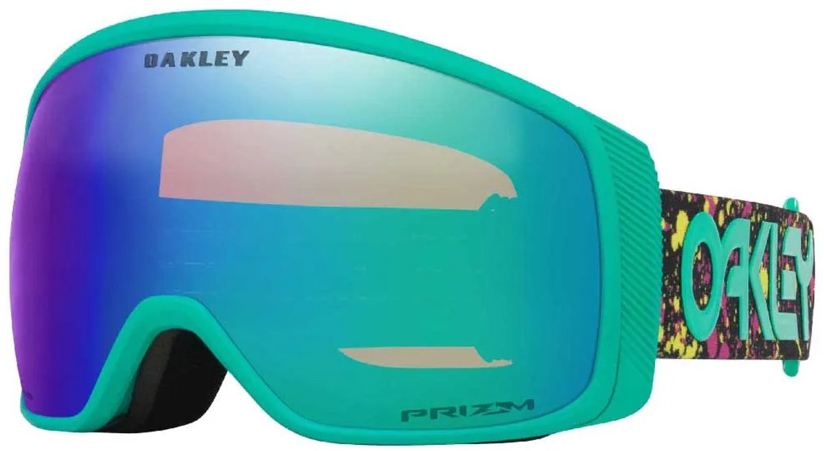 Oakley Goggles Flight Tracker M Skibril Groen Prizm Snow Argon Iridium/CAT3 Man,Vrouw
