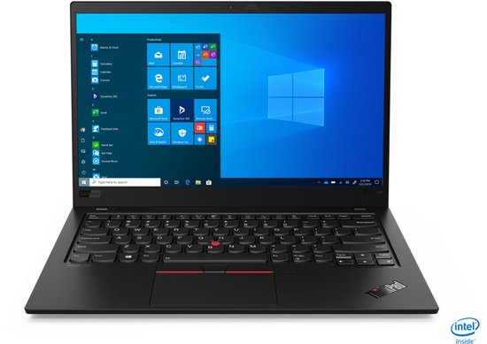 Lenovo ThinkPad X1 Carbon Gen 8 - Intel® Core™ i5-10310U - Touchscreen Laptop 14.1 inch 1920 x 1080 (Full HD) 512 GB SSD NVME PCI 8GB DDR4 Windows 11 Pro - Lenovo - Hoofdafbeelding