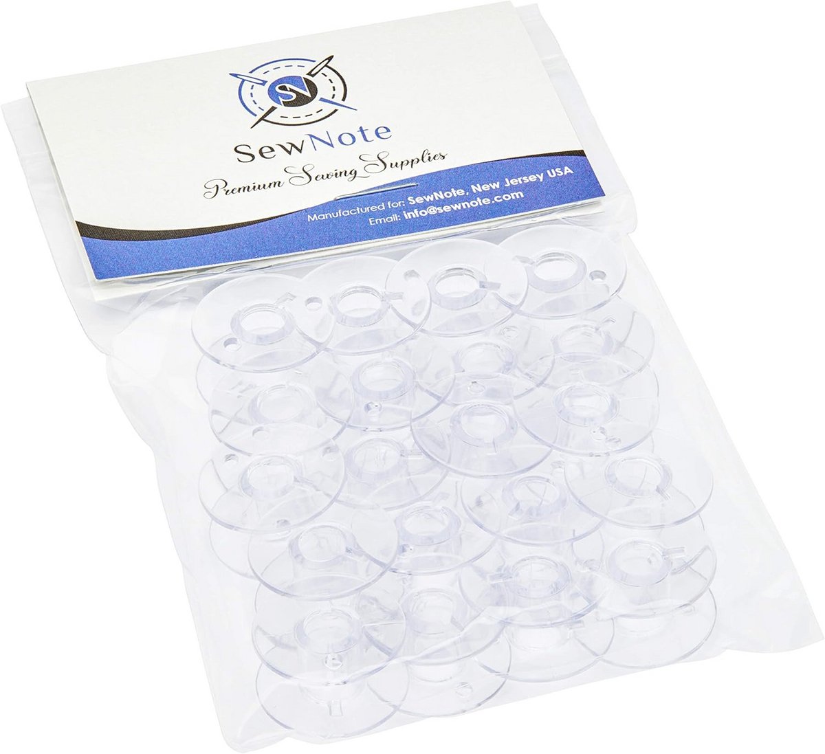 20 Pack Klasse 15 Clear Spoelen voor Naaimachines