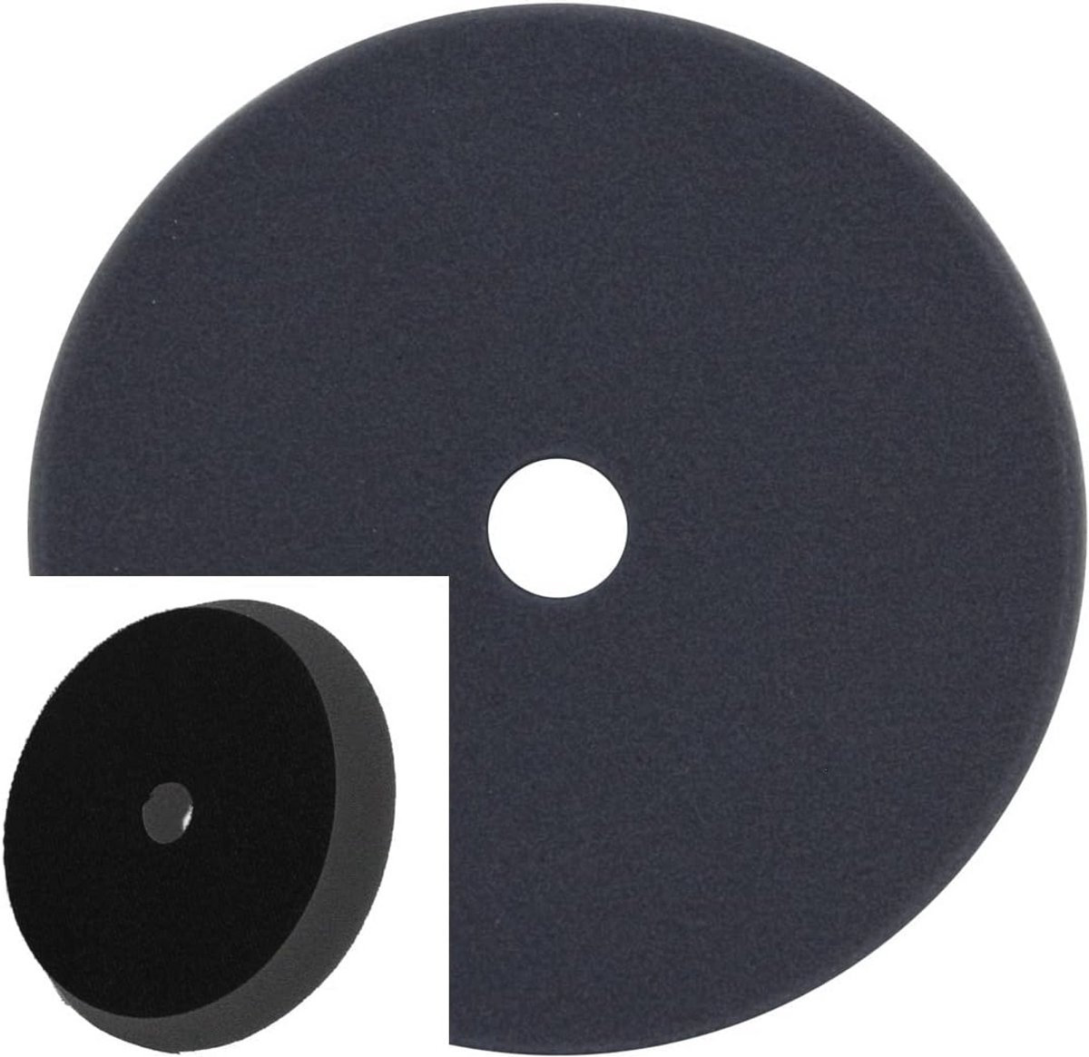 Polijstpad 150mm Gezicht voor 125mm Achterplaat - Cone-Design, Zwart