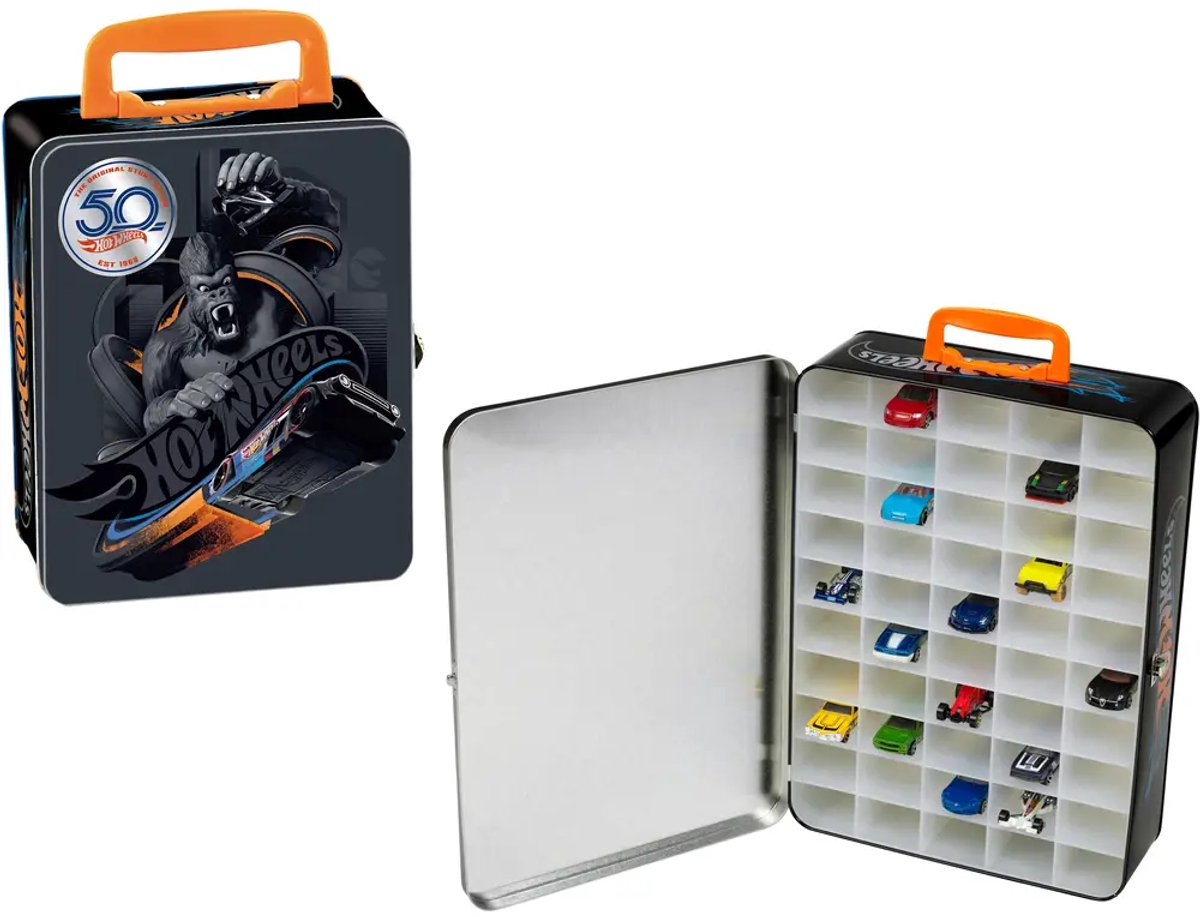 Klein Toys Hot Wheels verzamelkoffer - geschikt voor max. 50 auto's - 26x8,5x37,5 cm - blauw — afbeelding 7