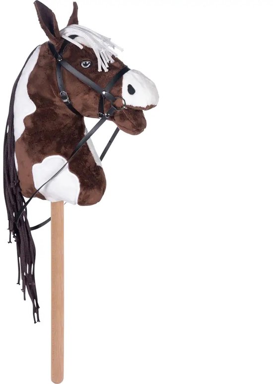 HKM Hobby Horse Stokpaard - maat One size - Brown-white van Merkloos — afbeelding 3