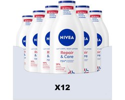 NIVEA Bodylotion Repair & Care - 12 x 400 ml - Voordeelverpakking