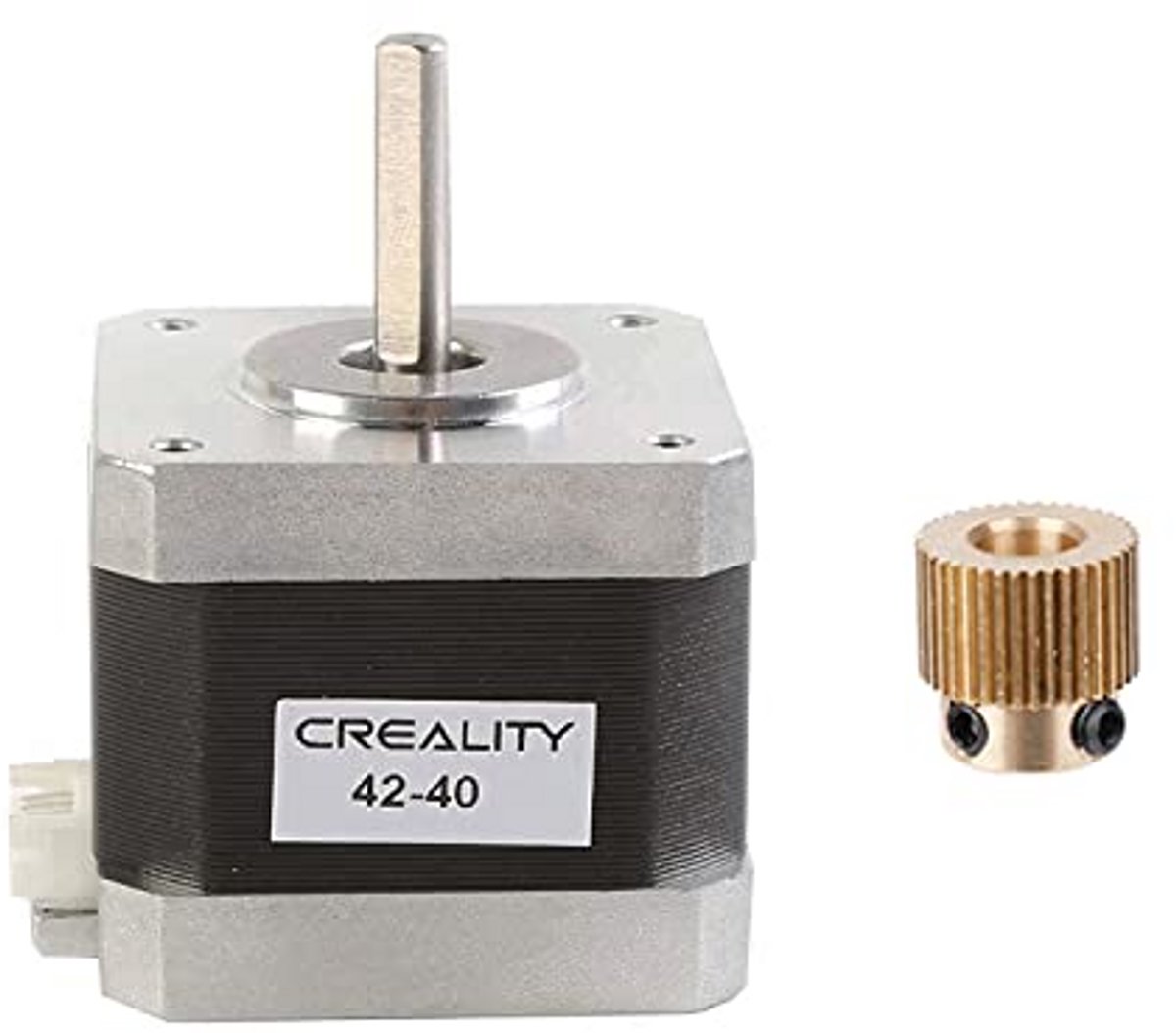 Stepper Motor 42-40 met Extruder Gear voor 3D Printers - 2 Fase 1A 1.8 Graad 0.4NM
