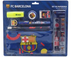 Cyp Brands Fc Barcelona Schrijfwarenset Met Stickers Blauw