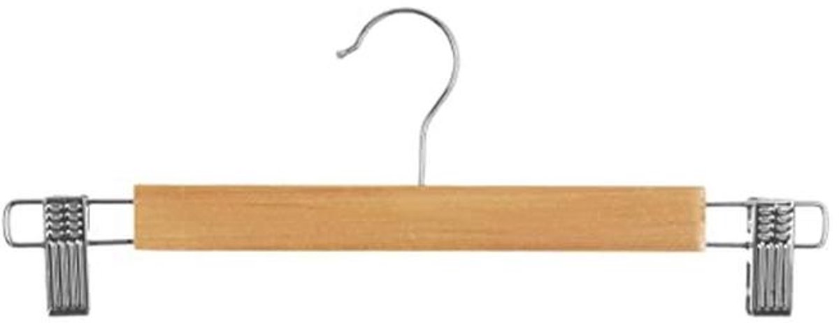 Set van 3 Houten en Metalen Klemmen voor Kleiding