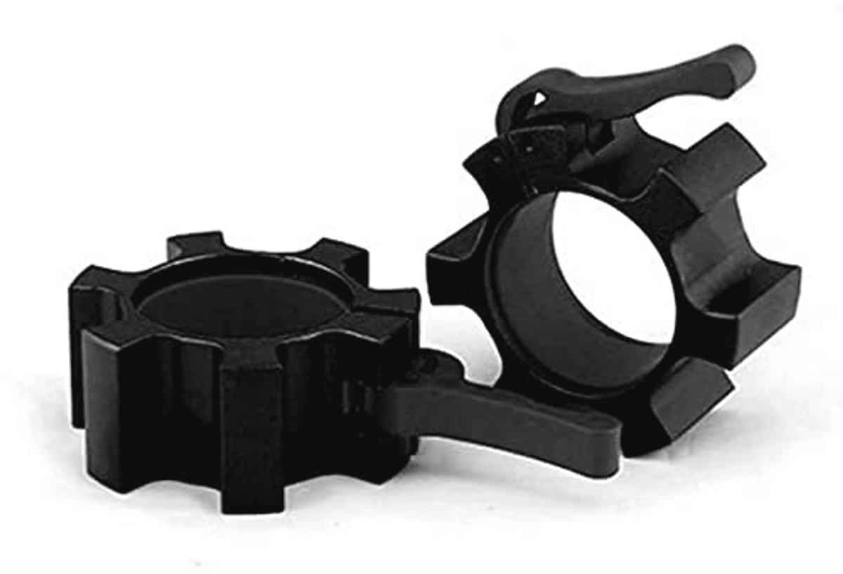 Olympische Halterkraag Clips - Set van 2 Aluminium Halter Vergrendeling voor Gewichtheffen en Crossfit