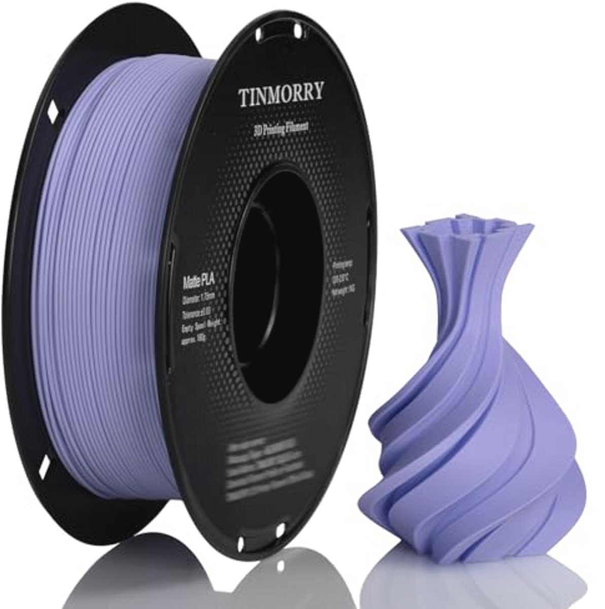 Matte 3D Printing Filament 1.75 mm - Geschikt voor FDM 3D Printers - 1 kg - Paars
