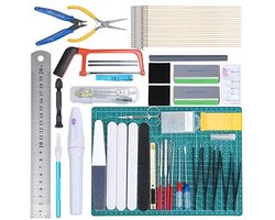 64-delige Gereedschapset voor Modelbouw, Basisgereedschap voor Reparatie en Bevestiging