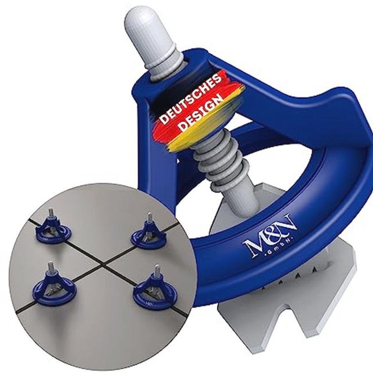 Tegel nivelleringssysteem set 1 mm, 2 mm - Tegelgereedschap voor perfecte tegelvloeren - Kunststof afstandhouders en leghulp
