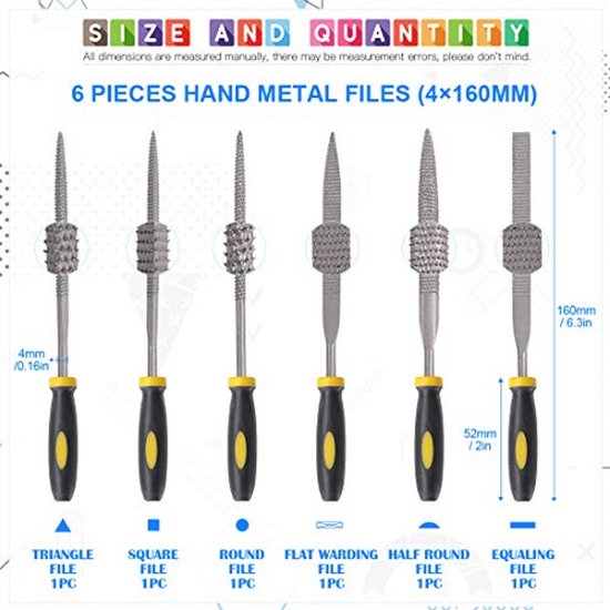 Mini Rasp Set Mini Hout Rasp Set - 12 Stuks met Borstel en Opbergdoos | bol