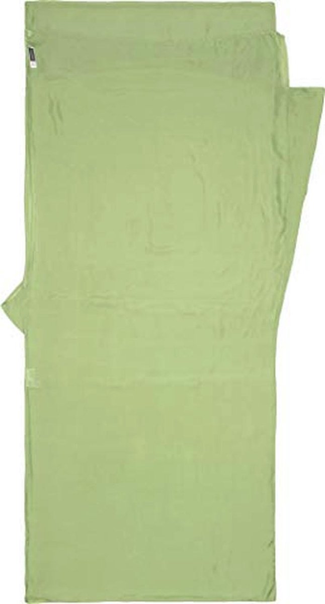 Cocoon Anti-muggen zijden slaapzak Insect Shield Line Travelsheet - Silk, 210 x 86 cm, Vine Green