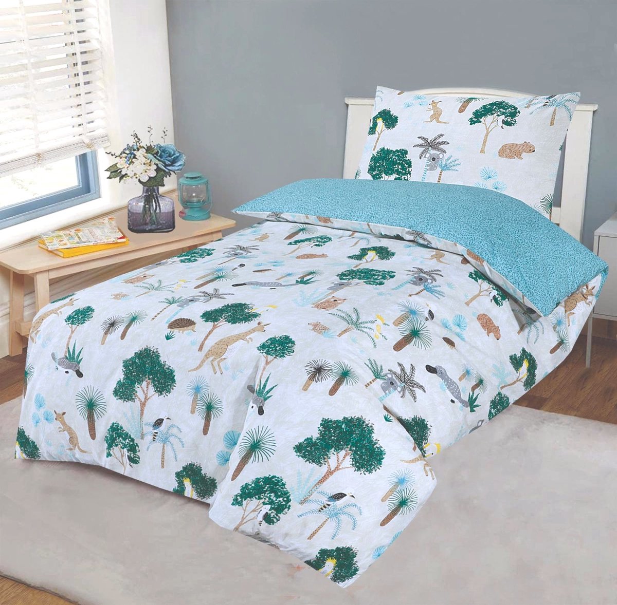 Kangaroo Jungle DBO 140x200