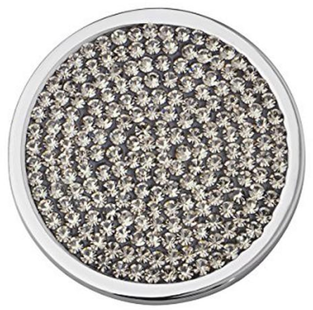 Verwisselbare 33 mm Munt van RVS met Zirkonia - Diverse Kleuren