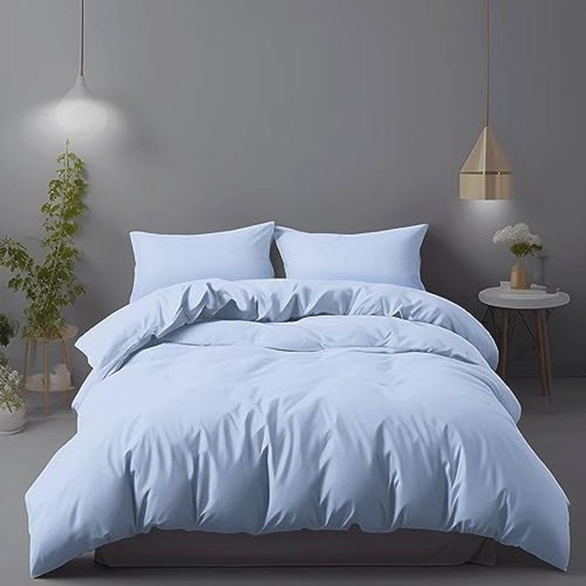 Hypoallergene Microvezel Dekbedovertrekset 200x200 cm - Luxe en Onderhoudsvriendelijk met 