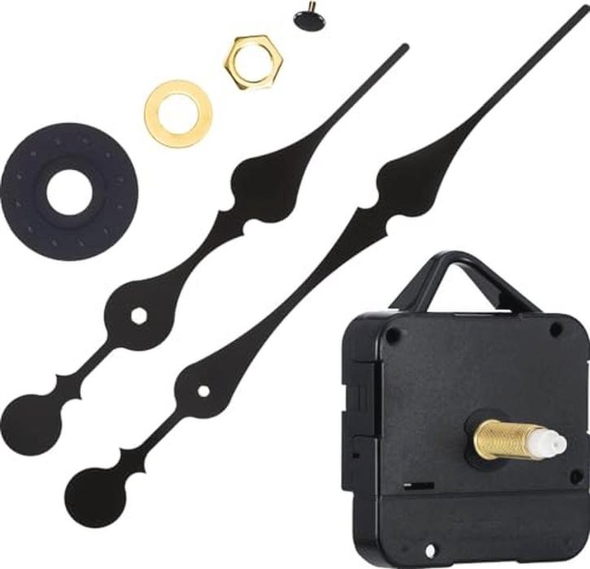 Hoge as 31 mm uurwerk met 2 spadewijzers voor wijzerplaten tot 51,4 cm diameter