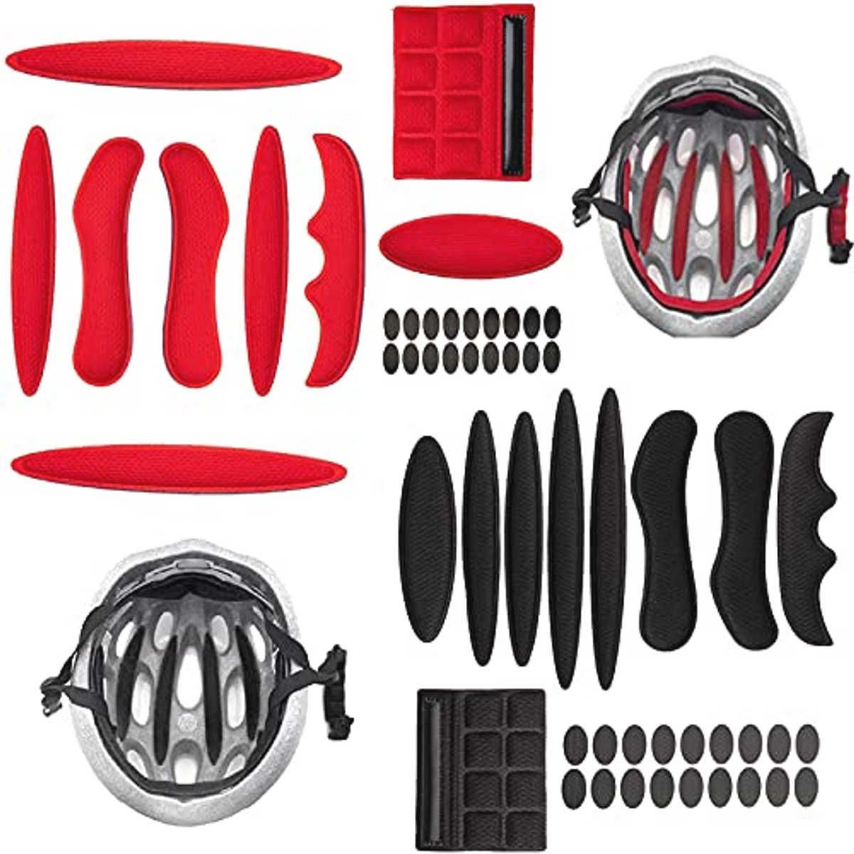 Set van 2 universele fietshelm pads voor optimale veiligheid en comfort
