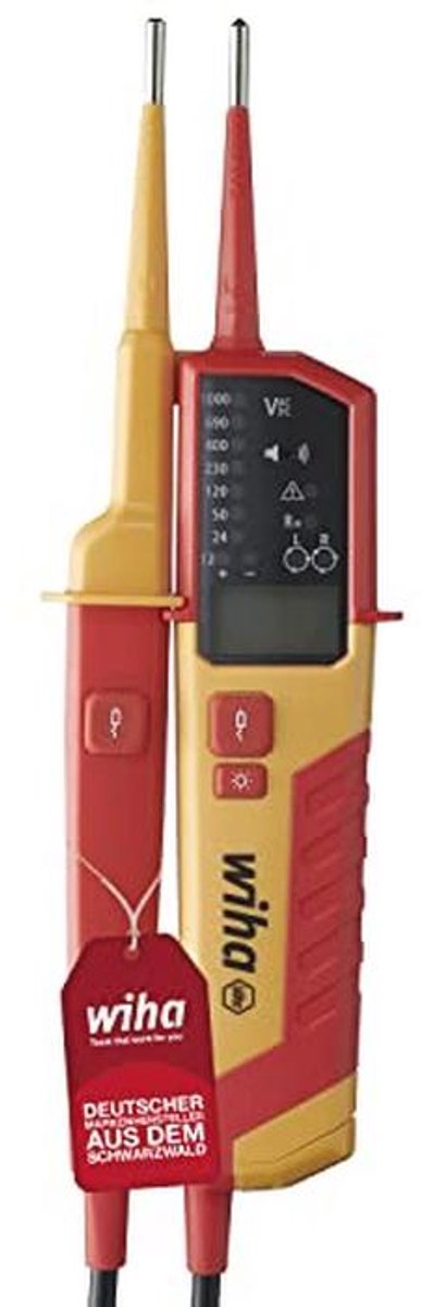 Spanning- en continuïteitstester tot 1000 VAC/1500 VDC - CAT IV