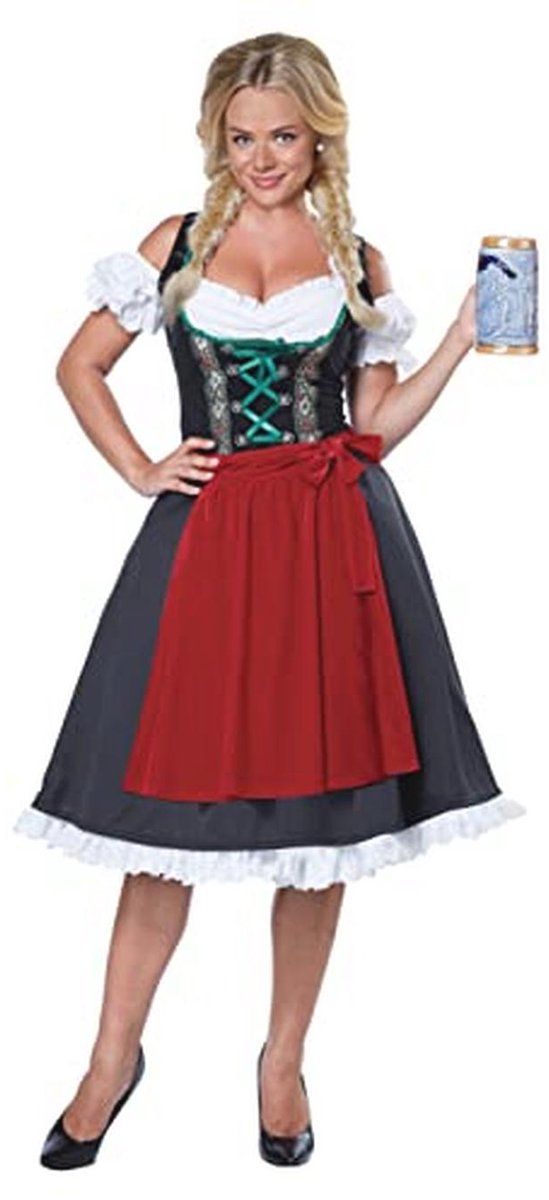 Oktoberfest Fraulein Kostuum Dames - Traditionele Dirndl Stil