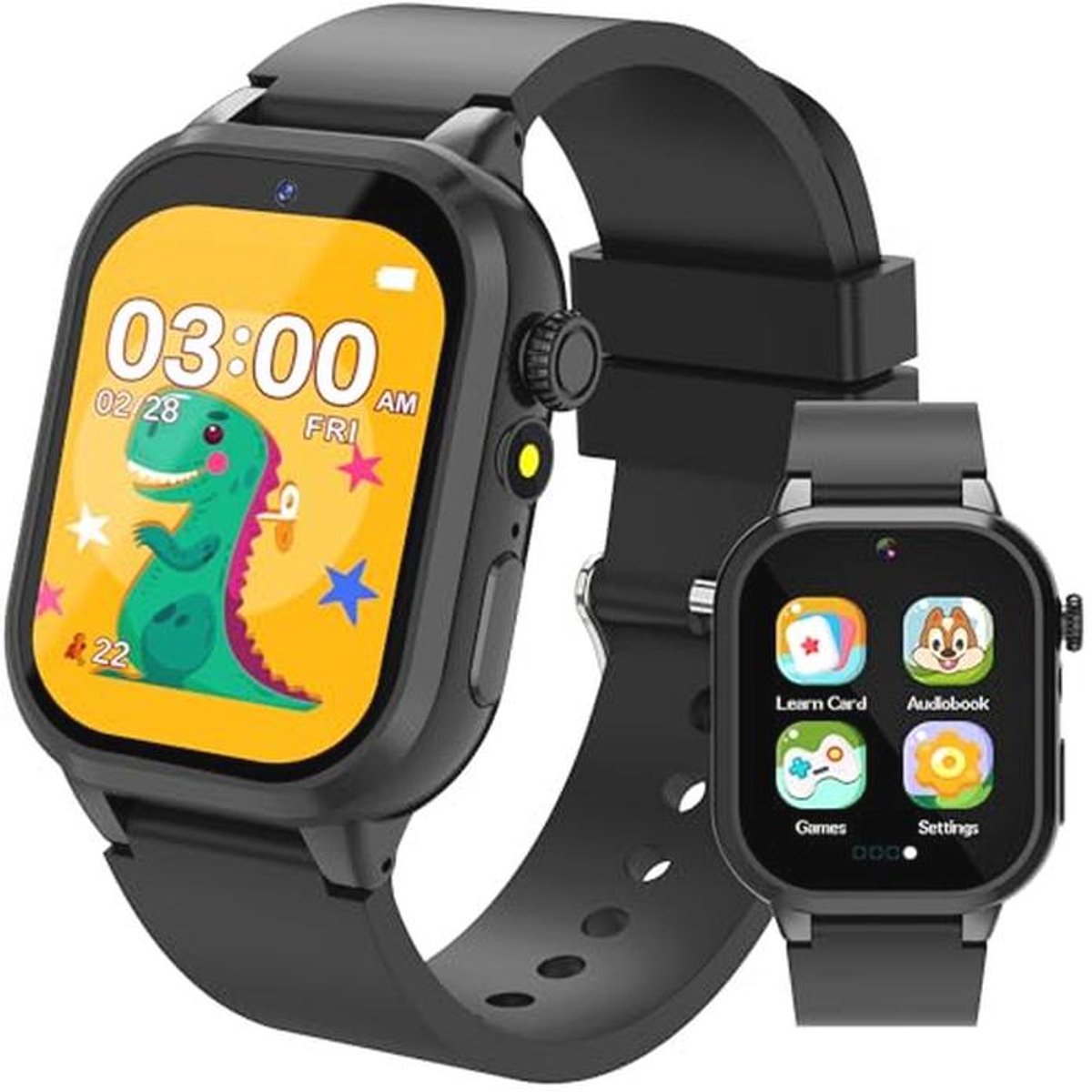 Smartwatch voor Kinderen met 32 Spellen – Perfect voor Jongens en Meisjes