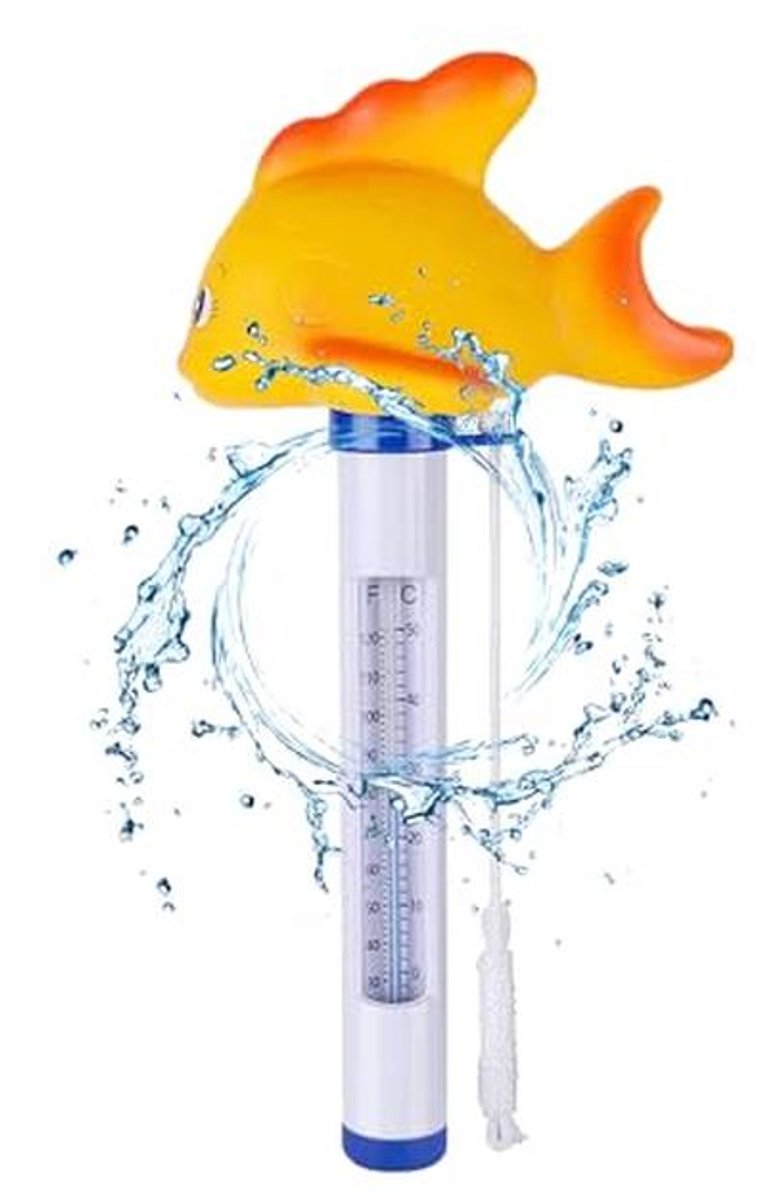 Drijvende Zwembadthermometer voor Zwembad, Badkuip, Spa en Vijver