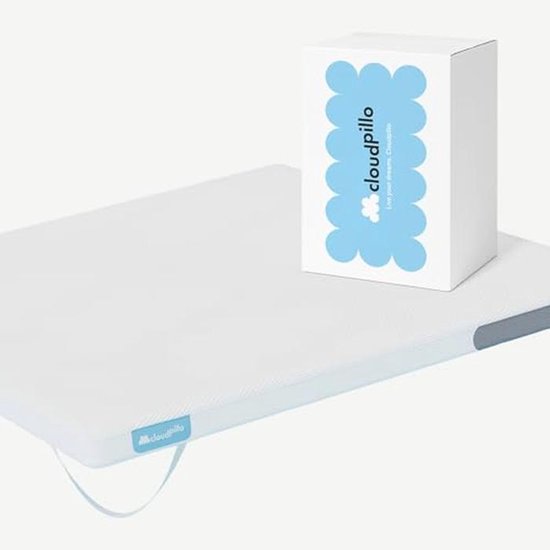 Matras Topper - Koelgevoel Technologie - 160 x 200 cm - Aanpasbaar Traagschuim voor Elke Slaaphouding - 7cm Dikte - Antislip - Wasbare Hoes