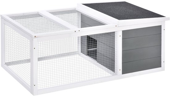 Konijnenkooi met 5 panelen 541x109x54 cm gegalvaniseerd ijzer