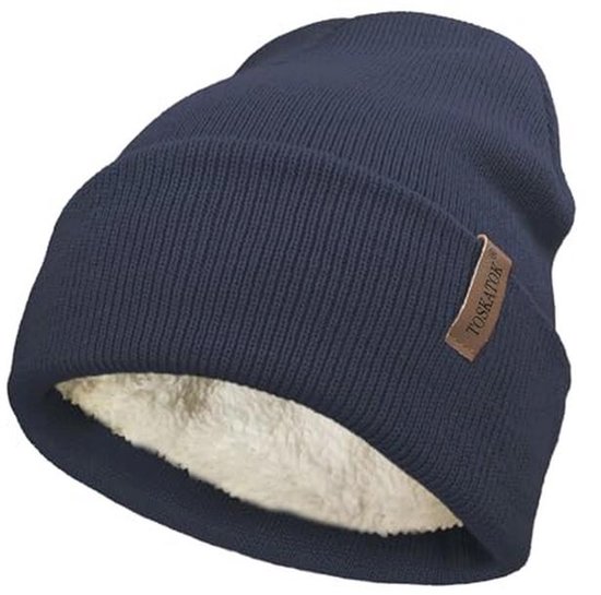 JSTHHTT 3 stuks uniseks wintermuts, winddichte gebreide slouch cap, thermische schedel pet, klassieke one size fits most