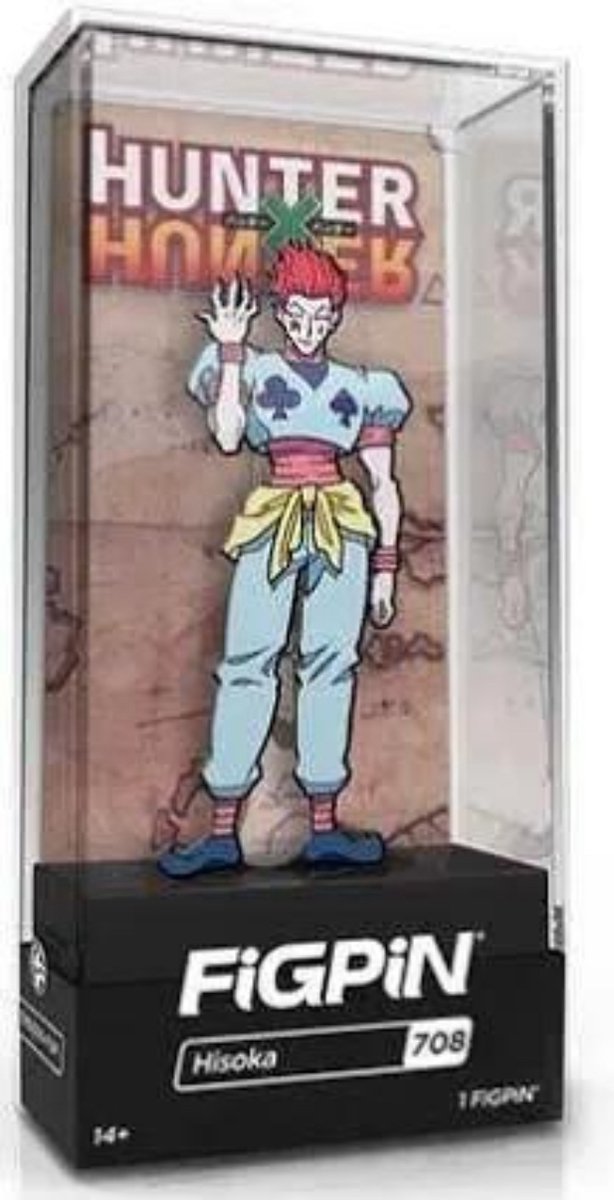FiGPiN HUNTER X HUNTER HISOKA (708) PREMIUM ENAMEL COLLECTOR PIN ANIME