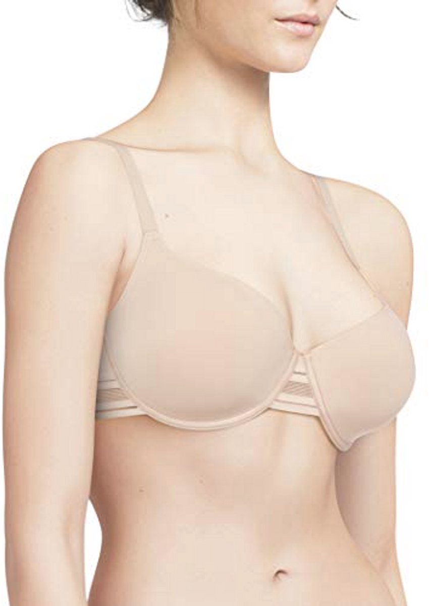 Comfortabele Beha met 3/4 Cup en Verstelbare Bandjes voor Dames - Beige