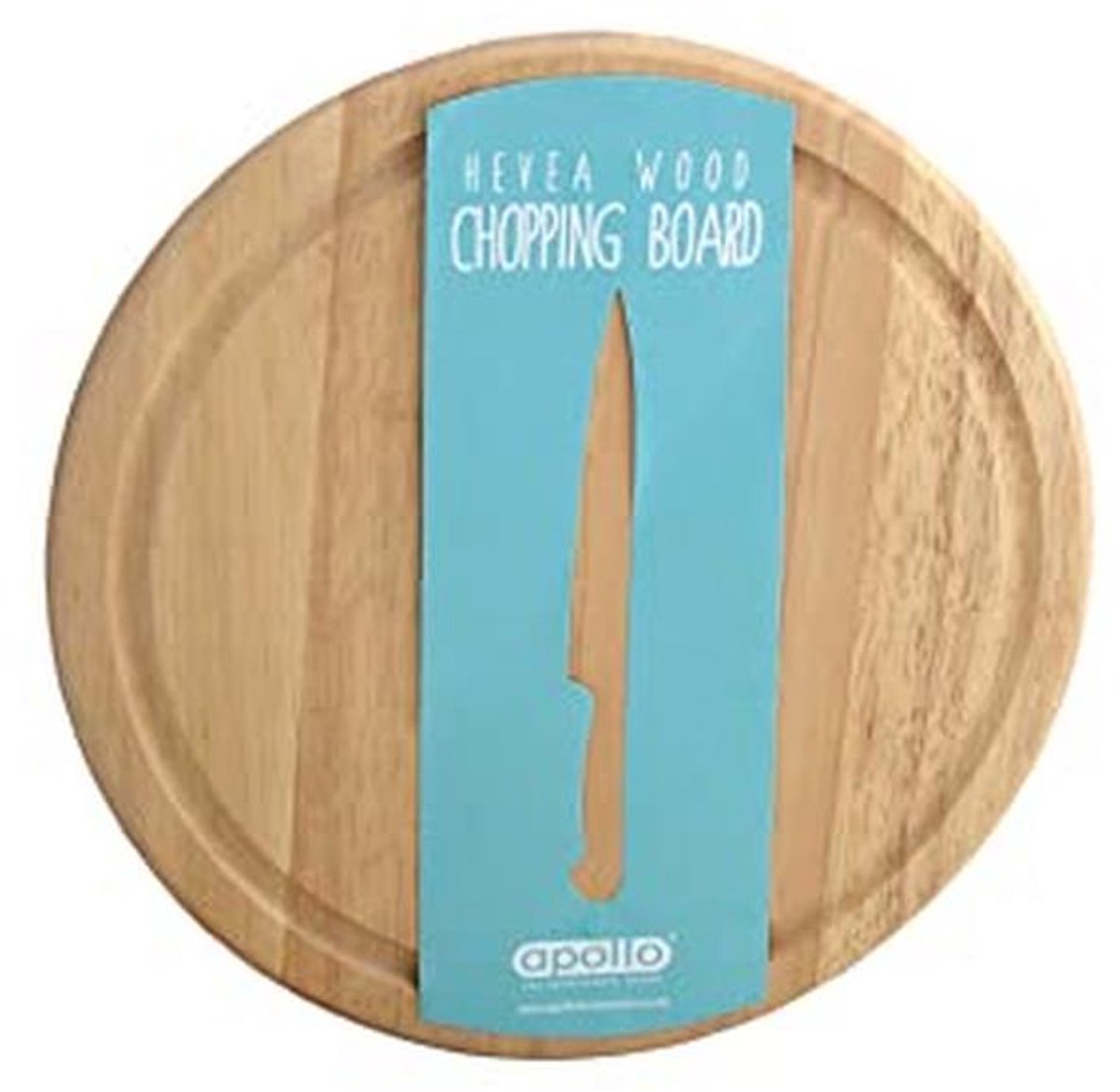 Ronde houten plank voor brood - Bruin