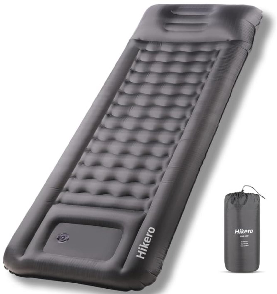 Opblaasbare Slaapmat 15,5 cm - Ultralichte Campingmat voor Backpacken en Wandelen - Ideaal voor Tent en Buitenactiviteiten