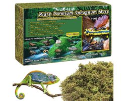 Premium Veenmos voor Reptielen - Natuurlijk Levende Mos Bedekking voor Terrarium