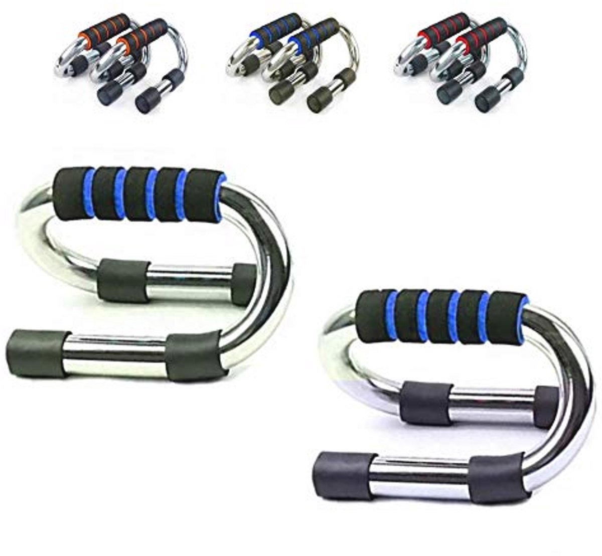 Verstelbare Push Up Bar met Antislip Handgrepen voor Effectieve Buikspiertraining en Fitness