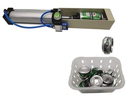 Efficiënte Luchtcilinder voor het Vernietigen van Aluminium Blikjes - Eco-vriendelijk Recyclinggereedschap