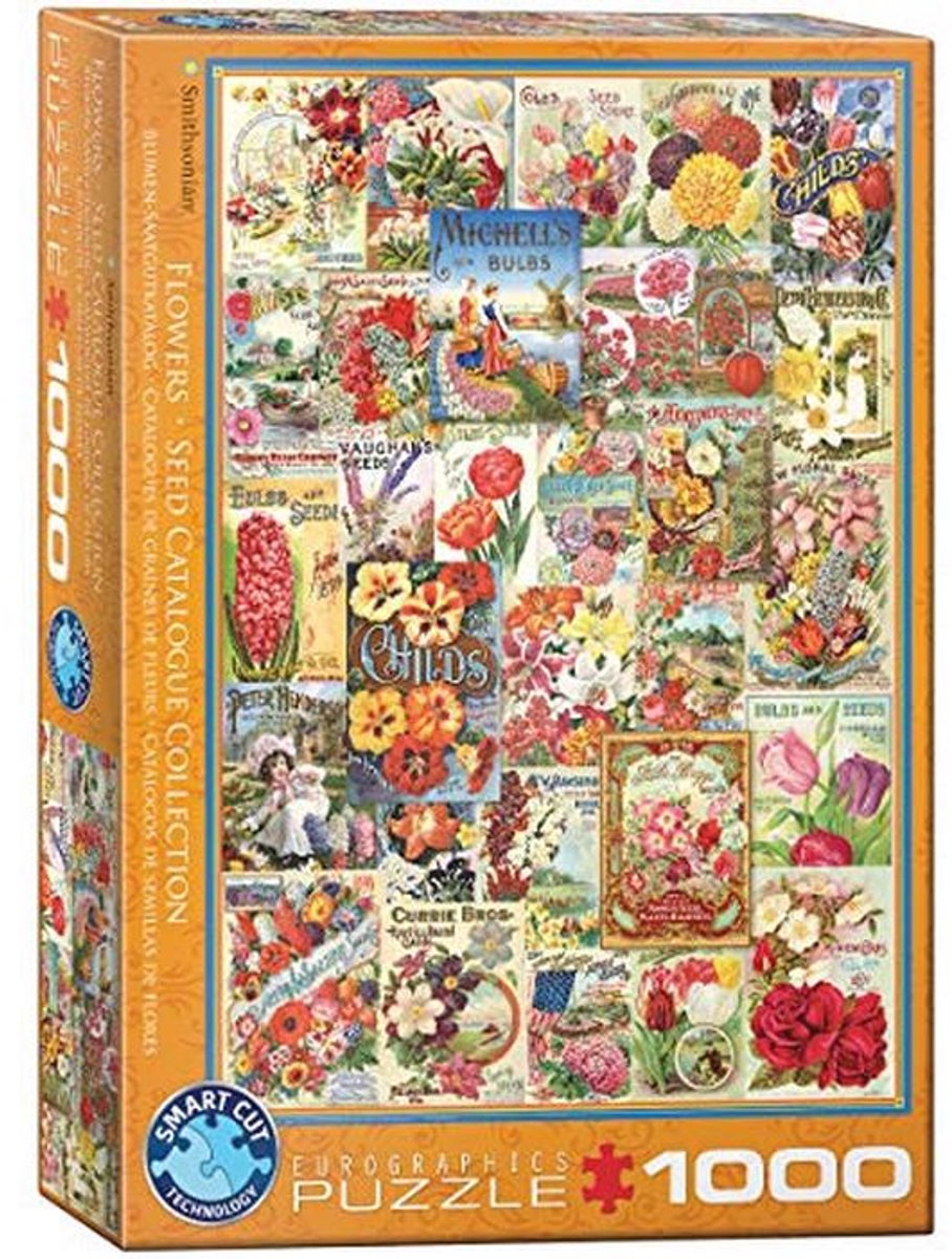 1000-delige puzzel van Bloemen Zaadcatalogus