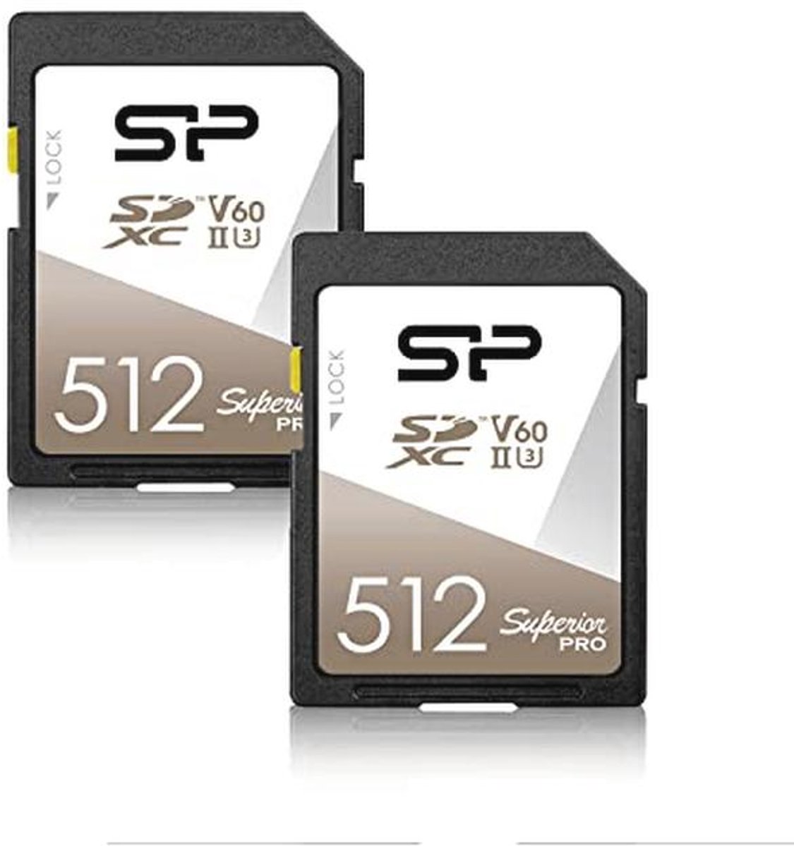 512GB V60 UHS-II SDXC Geheugenkaarten - 2-Pack