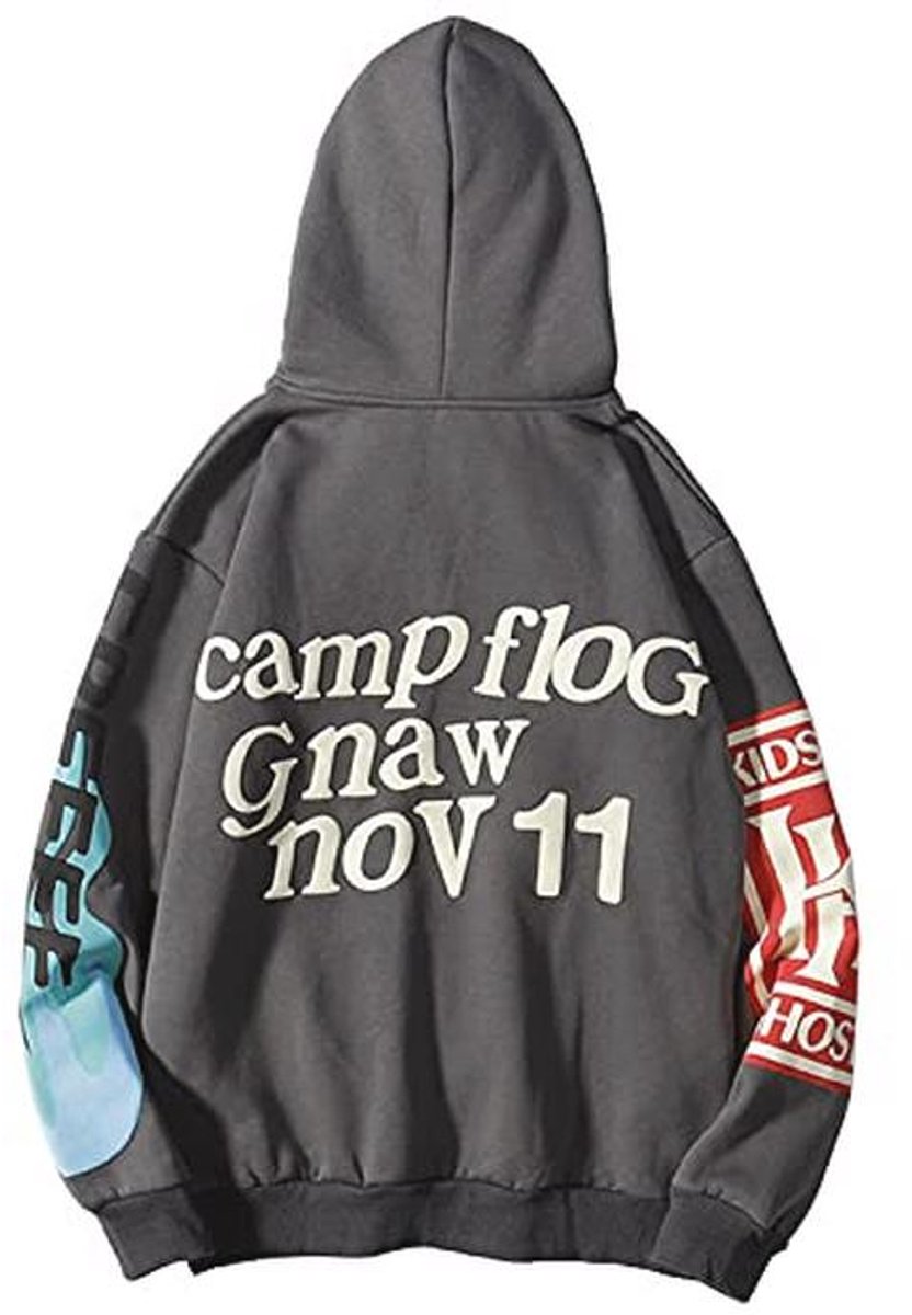 Hip Hop Hoodie Pullover met Capuchon en Lange Mouwen voor Street Style