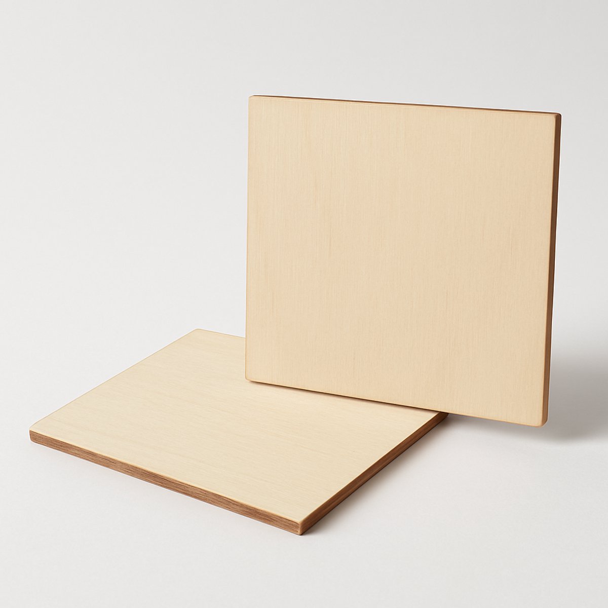 AliRose - Houten Onderzetters - 5 STUKS – Blanco Vierkant (Set) | DIY Decoratie, Lasergraveren, Bedrukken, Creatieve Projecten & Cadeau Idee