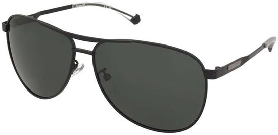 Polaroid PLD 2160/G/S/X MATTE BLACK/GREEN POLARIZED 62/13/140 Herrenbrillen Zonnebrillen — afbeelding 3