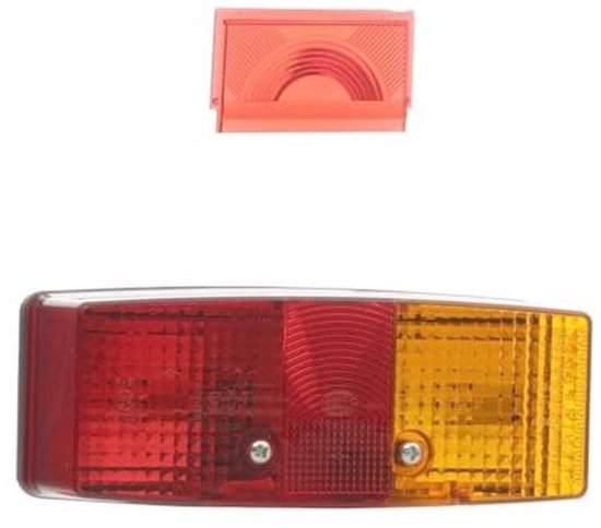 HELLA 2SD 002 514-161 Achterlicht - Gloeilamp - 12/12V - Opbouw/Geschroefd - Lenskleur: Rood / Geel - Stekker: Schroefverbinding - links/rechts - Aantal: 1
