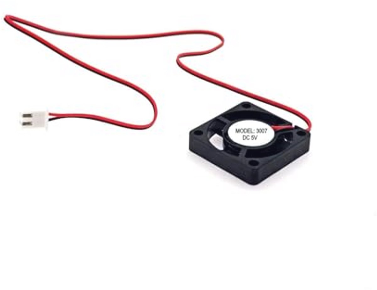 Mini Koelventilator 30mm - DC 5V, 8000 RPM, Compact Ventilator voor Elektronica, 3D-printers, en Meer