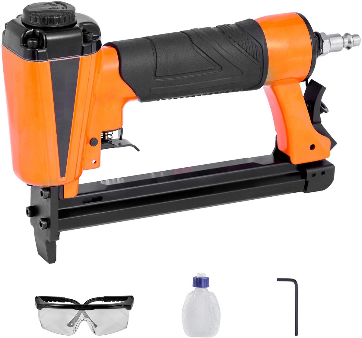 Pneumatisch Nietpistool - 80-Serie Tacker - Kroon 12,8 mm - Nietlengte 6-16 mm - Werkdruk 70-110 PSI - Voor Houtbewerking & Meubelstoffering